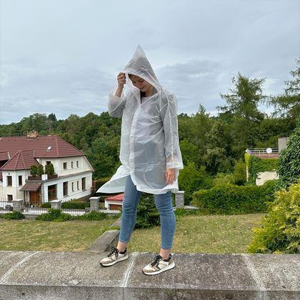 Obrazek z Plaszcz przeciwdeszczowy  -  biały