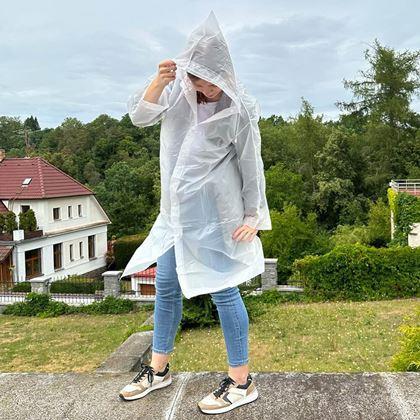 Obrazek z Plaszcz przeciwdeszczowy  -  biały