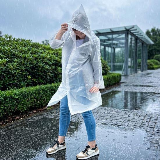 Obrazek z Plaszcz przeciwdeszczowy  -  biały