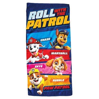 Obrazek z Ręcznik frotte 140x70 cm – Psi Patrol – Roll With The Patrol
