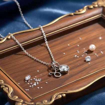 Obrazek z Łańcuszek z zawieszką znaku zodiaku - Byk