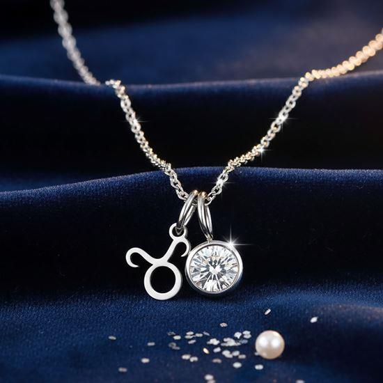 Obrazek z Łańcuszek z zawieszką znaku zodiaku - Byk