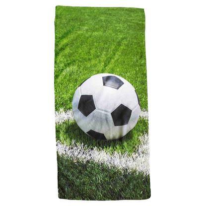 Obraz Ręcznik frotte 140x70 cm – piłka nożna