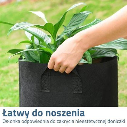 Obrazek z Tekstylny doniczka - średnica 30 cm
