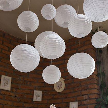 Obrazek z Papierowy lampion 25 cm