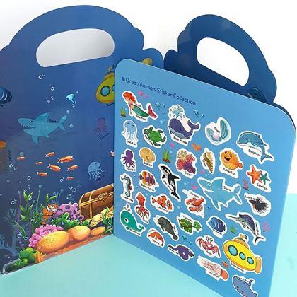 Obrazek z Książka z naklejkami  -  ocean