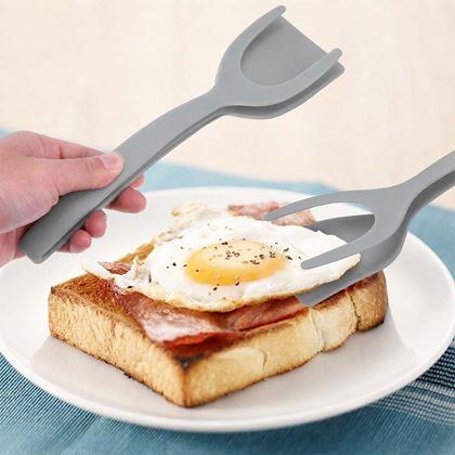 Obrazek z Plastikowa łopatka i szczypce 2w1