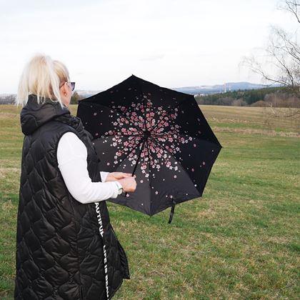 Obrazek z Składany parasol  -  kwiaty