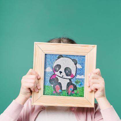 Obrazek z Diamentowe malowanie dla dzieci  -  panda