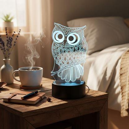 Obraz Lampa z iluzją 3D 