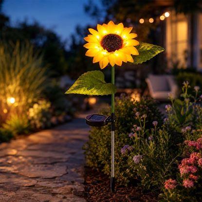 Obraz Solarna lampa dekoracyjna – słonecznik