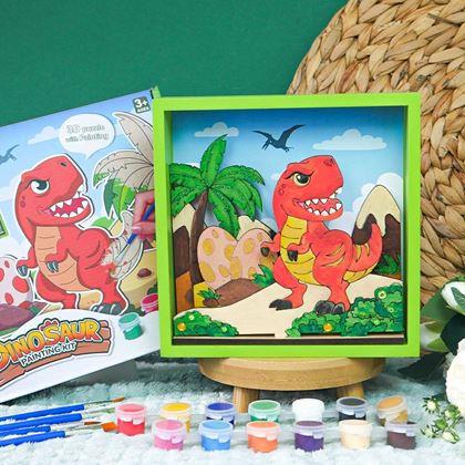 Obrazek z Zestaw do produkcji obrazów 3D  -  dinozaury