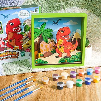 Obrazek z Zestaw do produkcji obrazów 3D  -  dinozaury