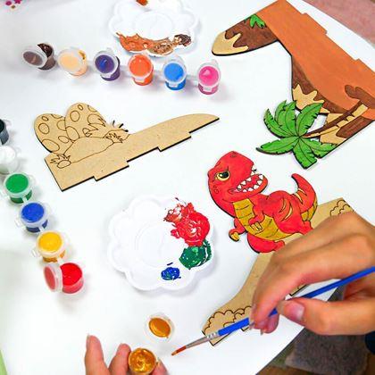 Obrazek z Zestaw do produkcji obrazów 3D  -  dinozaury