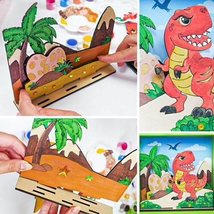 Obrazek z Zestaw do produkcji obrazów 3D  -  dinozaury