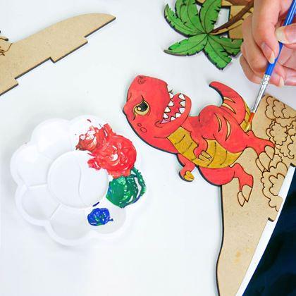 Obrazek z Zestaw do produkcji obrazów 3D  -  dinozaury