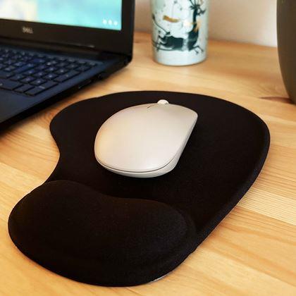 Obrazek z Ergonomiczna podkładka pod mysz  -  czarna