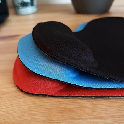 Obrazek z Ergonomiczna podkładka pod mysz  -  czarna