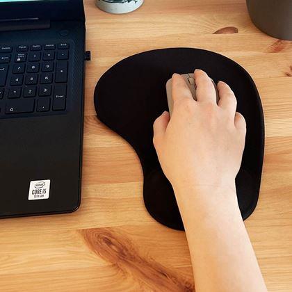 Obrazek z Ergonomiczna podkładka pod mysz  -  czarna