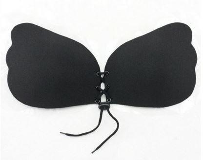 Obrazek z Samonośny biustonosz push-up - rozm. D czarna