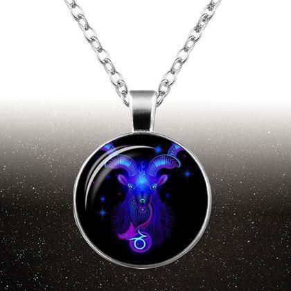 Obrazek z Wisiorek zodiakalny na łańcuszku - Koziorożec