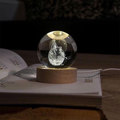 Obrazek z Świecąca kula LED znak zodiaku  -  Bliźnięta