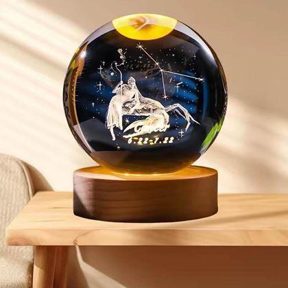 Obrazek z Świecąca kula LED znak zodiaku  -  Rak