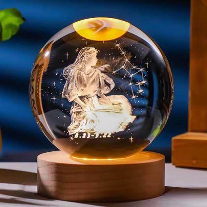 Obrazek z Świecąca kula LED znak zodiaku  -  Panna