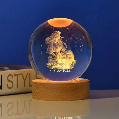 Obrazek z Świecąca kula LED znak zodiaku  -  Panna