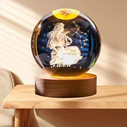 Obrazek z Świecąca kula LED znak zodiaku  -  Panna