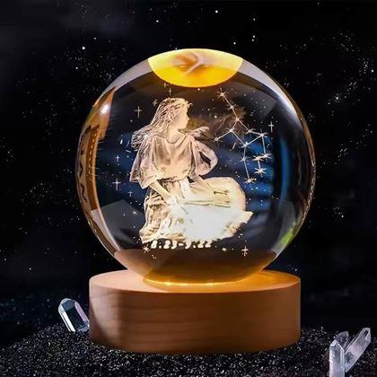Obrazek z Świecąca kula LED znak zodiaku  -  Panna