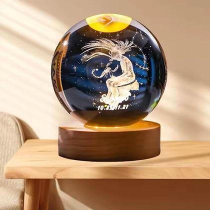 Obrazek z Świecąca kula LED znak zodiaku  -  Skorpion