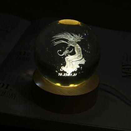 Obrazek z Świecąca kula LED znak zodiaku  -  Skorpion