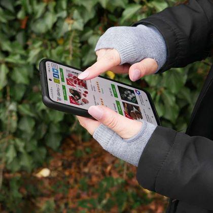 Obrazek z Ocieplacze na ręce - jasnoszare