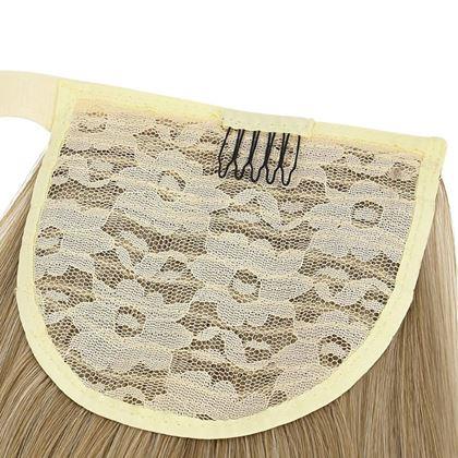 Obrazek z Doczepiana kitka do włosów - naturalny blond