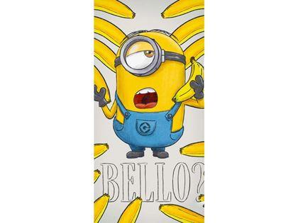Obrazek z Mały ręcznik 30x50 cm - Minionki "Bello?"