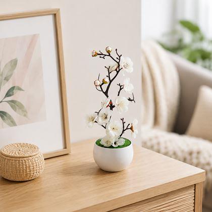 Obrazek z Sztuczna sakura w doniczce – 30 cm