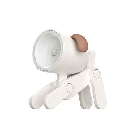 Obrazek z Mini lampka w kształcie psa  -  beżowa