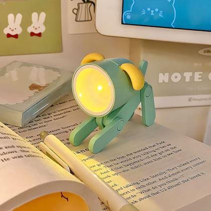 Obrazek z Mini lampka w kształcie psa  -  niebieska