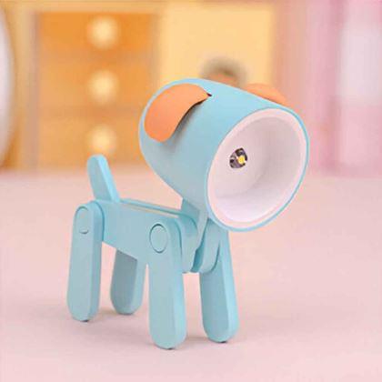Obrazek z Mini lampka w kształcie psa  -  niebieska