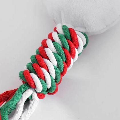 Obrazek z Zabawka świąteczna dla psów  -  bałwan