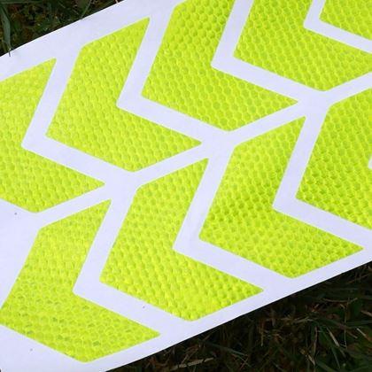 Obrazek z Naklejki samoprzylepne na samochód  -  żółte strzałki