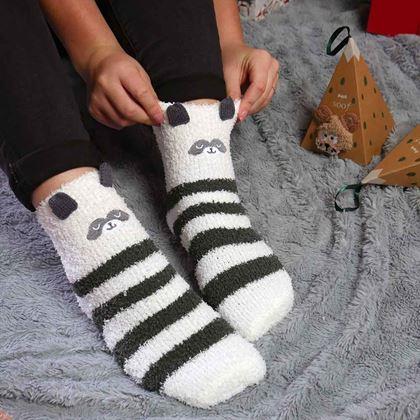 Obrazek z Ciepłe skarpetki w opakowaniu prezentowym  -  panda
