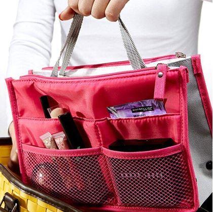 Obrazek z Organizer do torebki – niebieski - czerwony