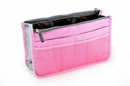Obrazek z Organizer do torebki – niebieski - różowy