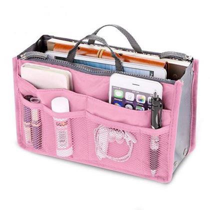 Obrazek z Organizer do torebki – niebieski - różowy
