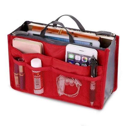 Obrazek z Organizer do torebki – niebieski - czerwony