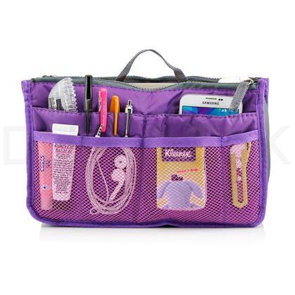 Obrazek z Organizer do torebki – niebieski - fioletowy