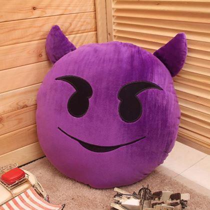 Obrazek z Poduszka Emoji  -  diabeł