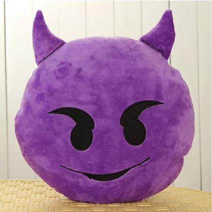 Obrazek z Poduszka Emoji  -  diabeł